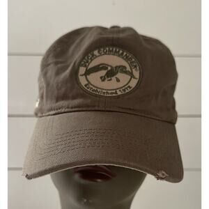Authentic Duck Commander Dynasty Dark Olive Circle Logo Hat Cap Adjustable